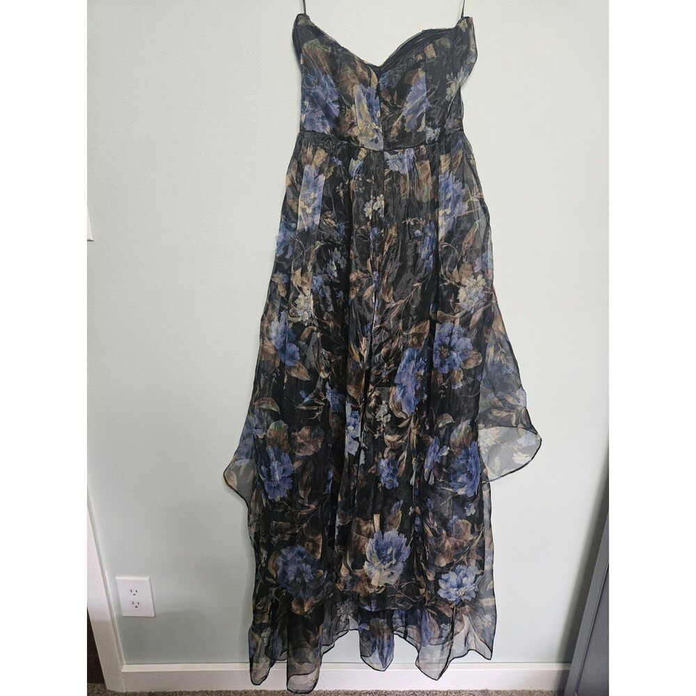 Sz XS - Lulus Marie Strapless Tiered Maxi Cocktail Dress - Read Description - Picture 4 of 6